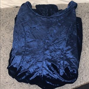 Blue Velvet holiday dress